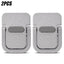 2pcs set of silver aluminium foldable mini laptop stands for desk