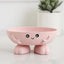 Cartoon Smiley Soap Box – Hand Shape Drain Soap Holder for Bathroom