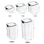 Large Airtight Grain Storage Container Set Kitchen Food Storage Jars