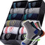 5/10 Pairs Men's Basketball Crew Socks Breathable Odor-Control