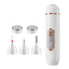 2-in-1 Electric Nail Foot File Callus Remover Replaceable Heads Tool