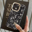 Black Lace Personalized Phone Case for iPhone 17 16 15 14 13 Pro Max