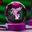 Unicorn 3D Crystal Ball Lamp LED Decorative Gift