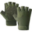 Fingerless Tactical Gloves Padded Breathable MTB Climbing Gloves