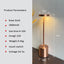 Rechargeable LED Table Lamp for Bedroom & Restaurant Décor