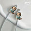 Cartoon Cat Cable Protectors (2-Pack) – Cute Charger Saver for USB-C Cables