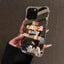 Graffiti Mirror Acrylic Case for iPhone 11 12 13 14 15 16 17 Pro Max