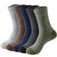 5 Pairs Merino Wool Thermal Socks Men Thick Warm Hiking Winter