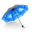 Buy Blue Sky Clouds Folding Umbrella UV Protection Parasol