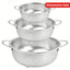 Stainless Steel Mesh Strainer Fine Colander Set