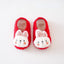 Cartoon Rabbit Baby Slippers Plush Warm Anti-Slip Toddler Shoes