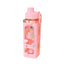 Kawaii Shaker Water Bottle with Straw BPA Free Cup