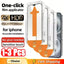 4K Tempered Glass Screen Protector for iPhone with Easy Alignment Kit