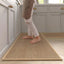 Washable Faux Sisal Kitchen Rug Non-Slip Rubber Back Runner Mat