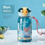 Cartoon Teddy Bear Kids Straw Water Cup Portable Bottle