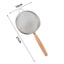 Mesh Strainer with Wooden Handle Fine Sieve