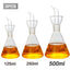 High Borosilicate Glass Oil Pot Leakproof Oil & Vinegar Dispenser Bottle