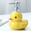 Ceramic Duck Soap Dispenser Cartoon Hand Wash & Shampoo Pump Bottle