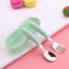 3PCS Kids Stainless Steel Spoon Fork Set with Travel Case