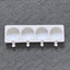 4 Hole Silicone Ice Cream Mold – Semi-Circular DIY Ice Cream Tray Maker