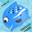 Cartoon Clownfish Kids Silicone Swimming Cap Waterproof Swim Hat