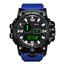 military watches for men side profile showing thick shock resistant protective guard