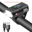 Type-C Rechargeable Bike Light with Digital Display