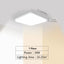 Square LED Ceiling Light for Bedroom, Kitchen & Bathroom