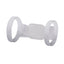white adjustable back posture corrector strap laid flat showing lightweight stealth support design