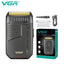 vgr rechargeable beard trimmer with travel pouch and usb cable for portable grooming