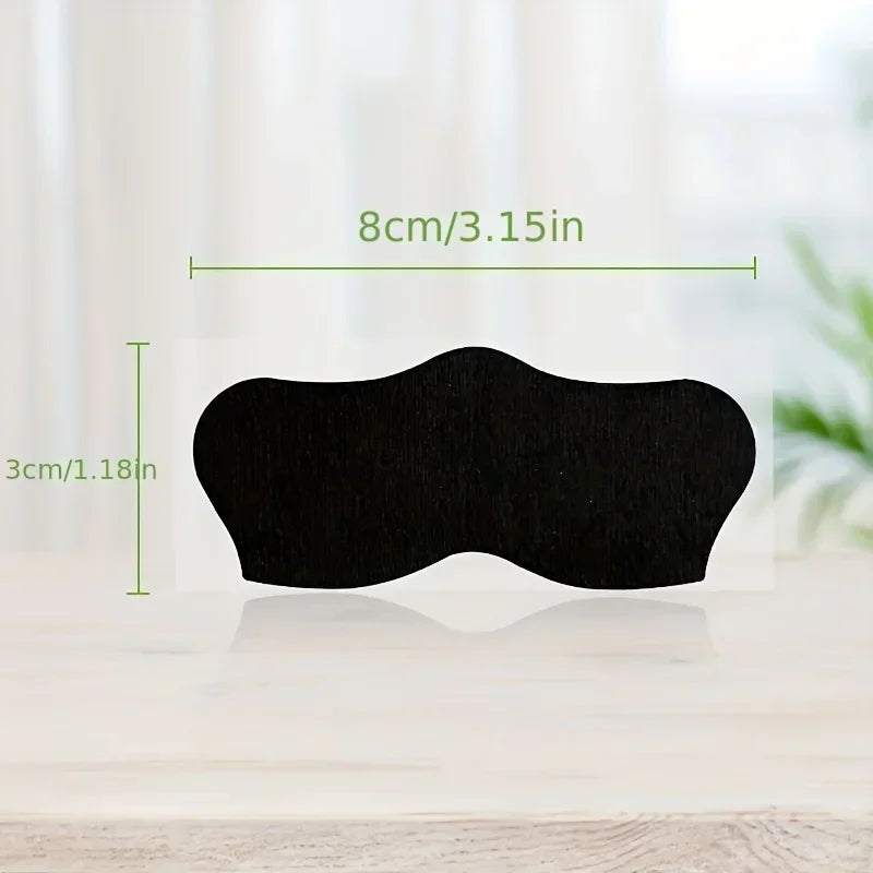 15Pcs Blackhead Nose Strips black polyester patch shape for precise nose contour fit and acne spot treatment