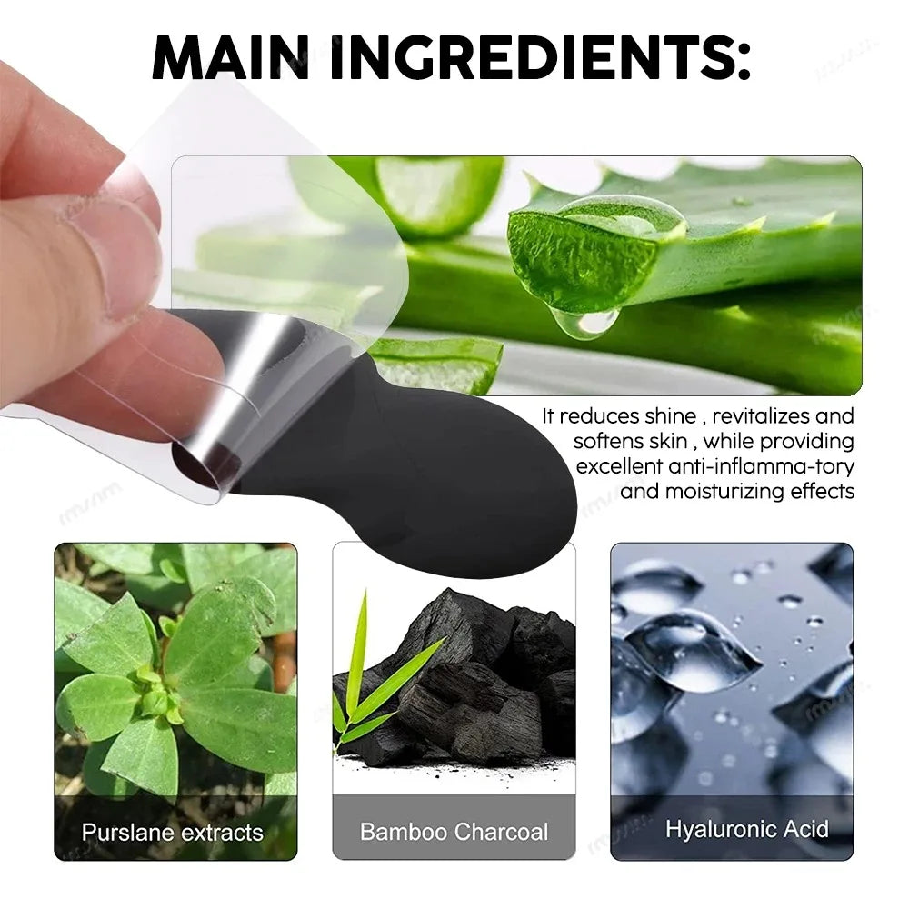 15Pcs Blackhead Nose Strips natural ingredient formula for soothing skin care and gentle impurity extraction