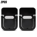 2pcs set of black invisible mini laptop stand pads for laptops and keyboards