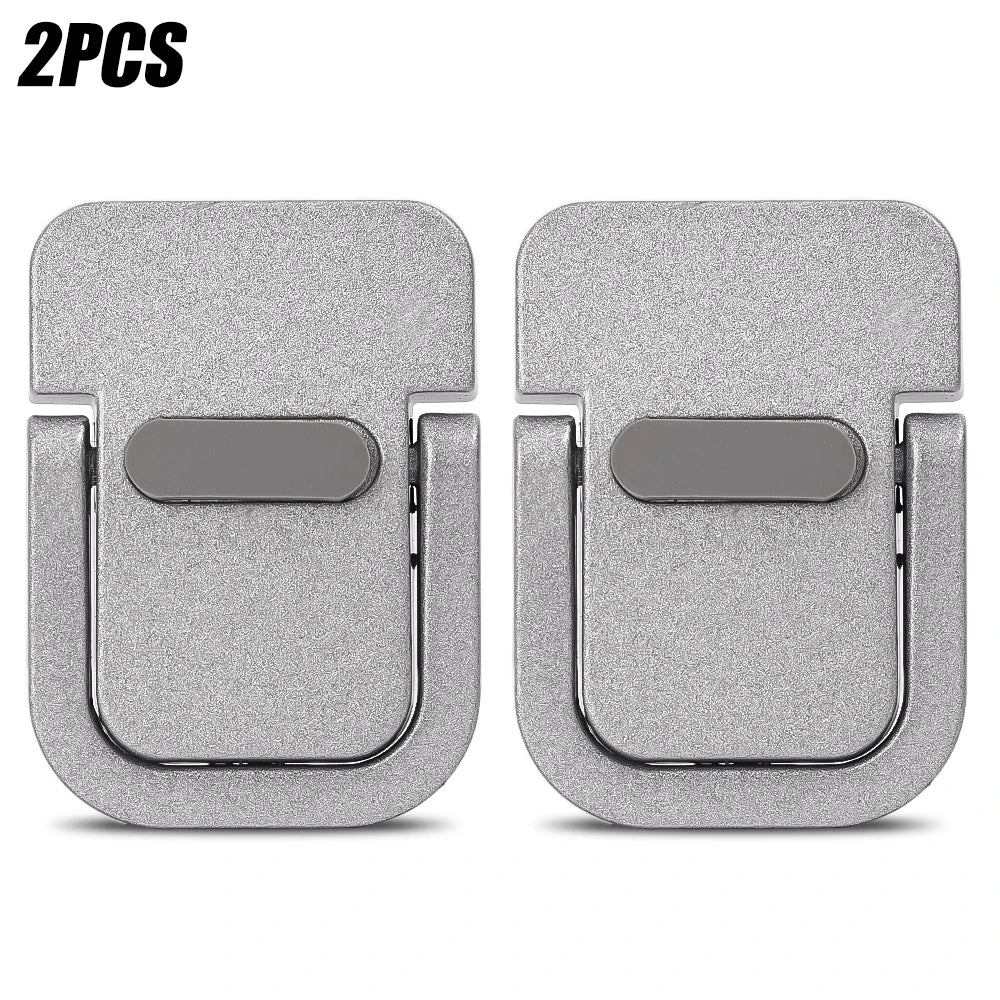 2pcs set of silver aluminium foldable mini laptop stands for desk