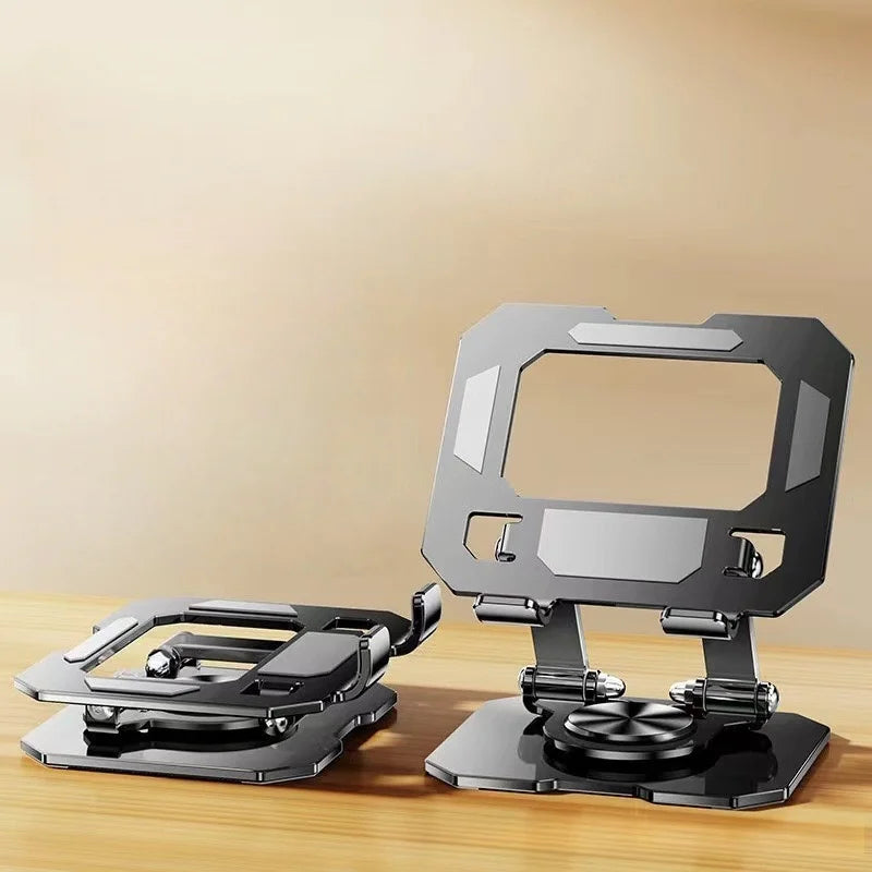 360 degree rotatable swivel base desktop tablet bracket for smooth viewing angle adjustment