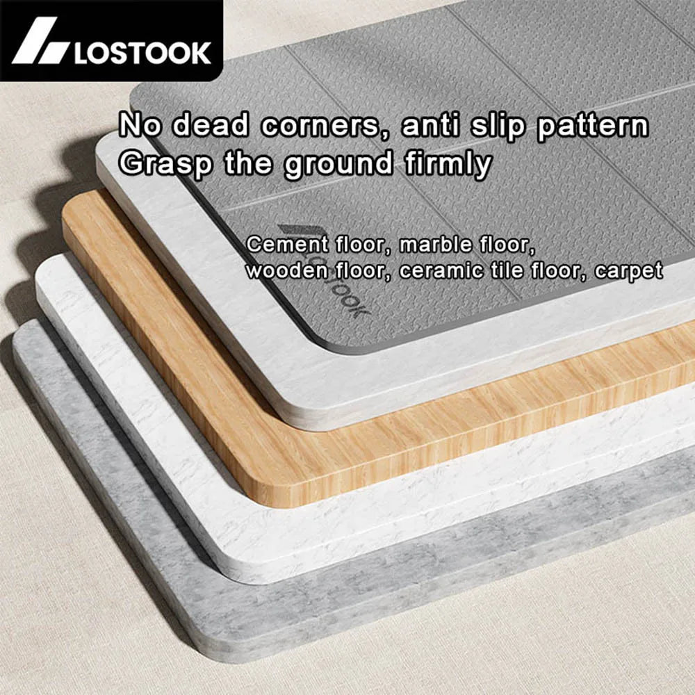4mm TPE Foldable Penny Haul Yoga Mat Non Slip Travel Exercise Mat Home