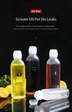300ml 500ml Oil Bottle Heat Resistant Kitchen Squeeze Dispenser