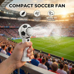 Football Mini Fan UK 3000mAh USB-C Rechargeable Desk Fan