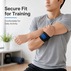 Elastic Wrist Wraps Adjustable Hook & Loop Gym Support Band Set