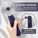 2-in-1 Mini Handheld Fan UK USB Rechargeable Foldable Fan