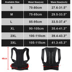 Back Brace Posture Corrector Adjustable Shoulder Support Belt