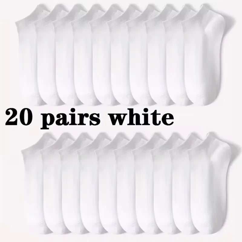 Unisex Ankle Socks Breathable Lightweight Sports Trainer Socks 5-10 Pack