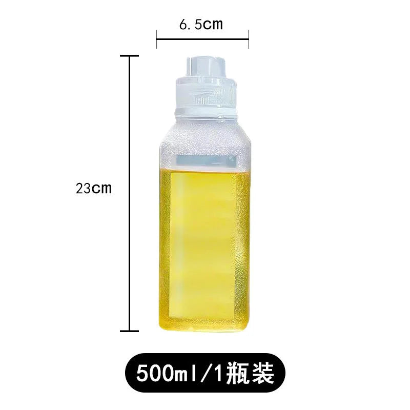 300ml 500ml Oil Bottle Heat Resistant Kitchen Squeeze Dispenser