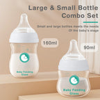 MAMIJOY Anti-Choke Glass Baby Bottle BPA Free