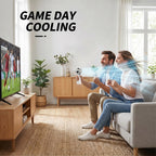 Football Mini Fan UK 3000mAh USB-C Rechargeable Desk Fan