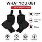 Weightlifting Wrist Wraps Gym Strap Thumb Loop Support Bandage