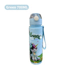 700ml Cartoon Space Water Bottle BPA-Free Kids Cup