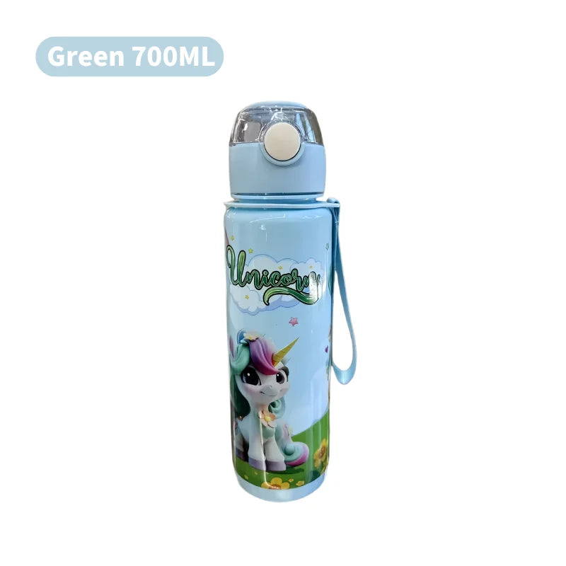 700ml Cartoon Space Water Bottle BPA-Free Kids Cup