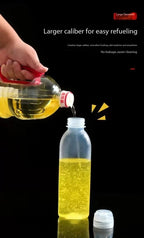 300ml 500ml Oil Bottle Heat Resistant Kitchen Squeeze Dispenser