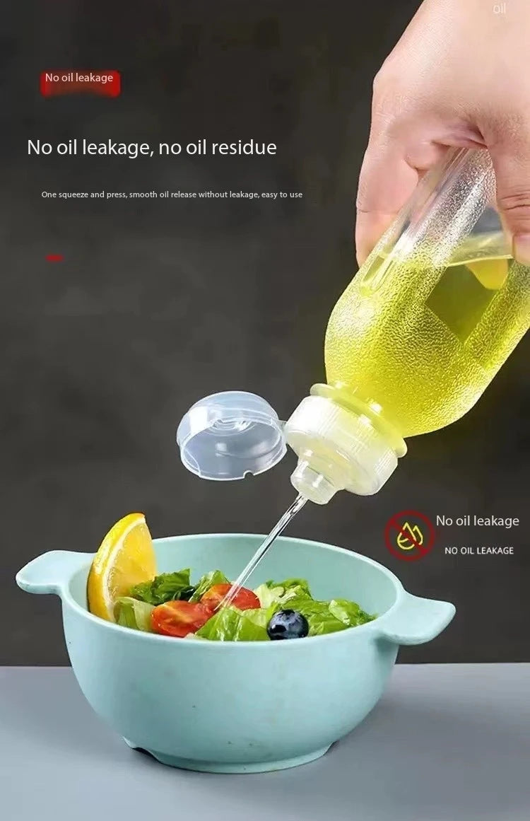 300ml 500ml Oil Bottle Heat Resistant Kitchen Squeeze Dispenser